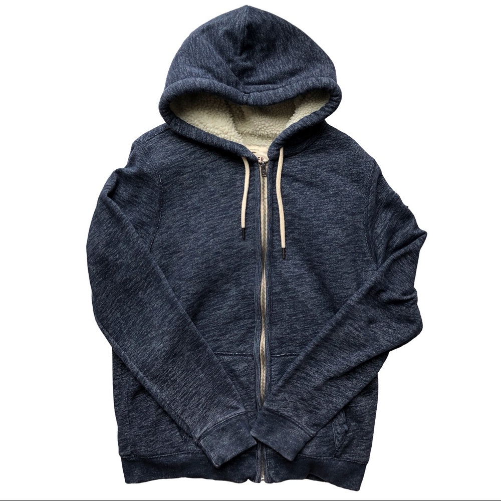Hollister Co. Sherpa Lined Hoodie Men’s Jacket
